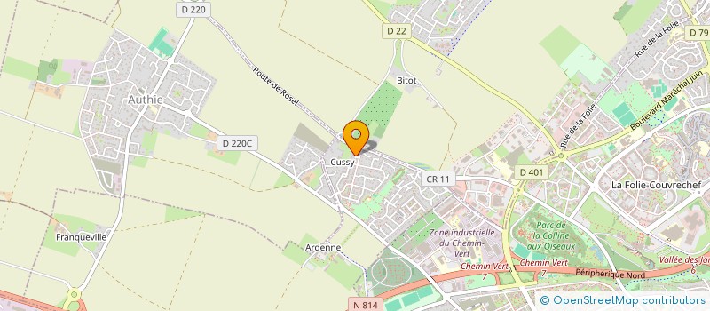 localisation de l'entreprise MONSIEUR SAMAN GAFARZADEH MOGHADDAM  SAINT-GERMAIN-LA-BLANCHE-HERBE