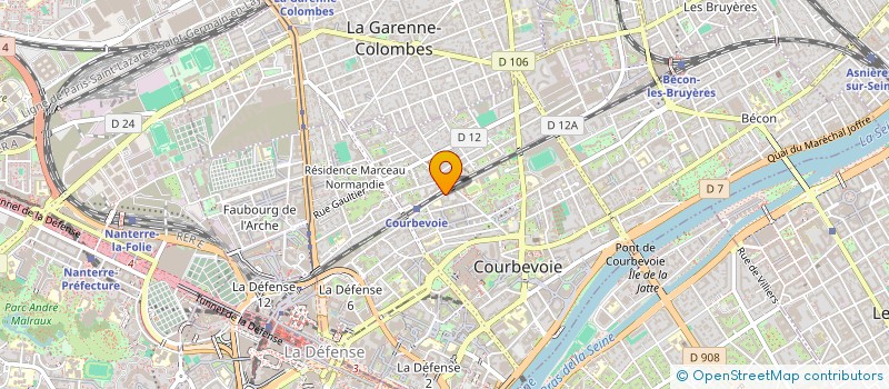 localisation de l'entreprise MONSIEUR SAMAN MUKUNDADUR DE FONSEKA à COURBEVOIE