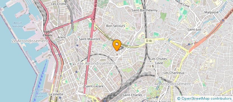 localisation de l'entreprise MONSIEUR SAMANDAR JABARKHEL  MARSEILLE