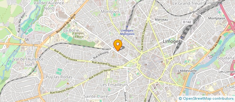 localisation de l'entreprise MONSIEUR SAMANDAR MAROUPRIL à LIMOGES