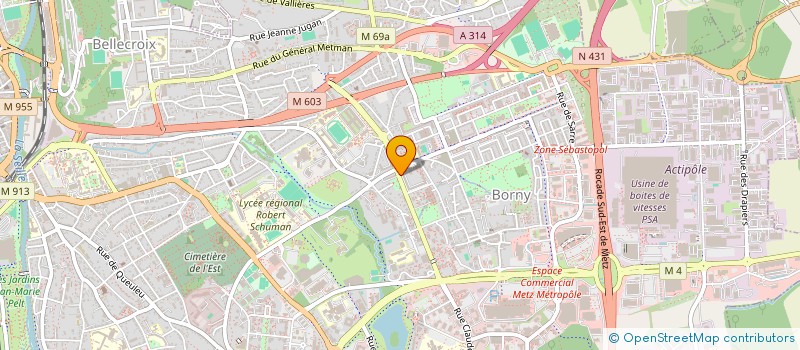 localisation de l'entreprise MONSIEUR SAMAR AHMADZAY  METZ