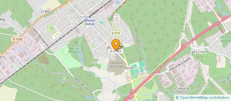 localisation de l'entreprise MONSIEUR SAMBA BA  CESTAS