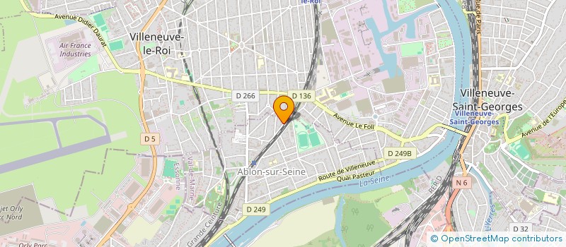 localisation de l'entreprise MONSIEUR SAMBA DIAWARA  ABLON-SUR-SEINE