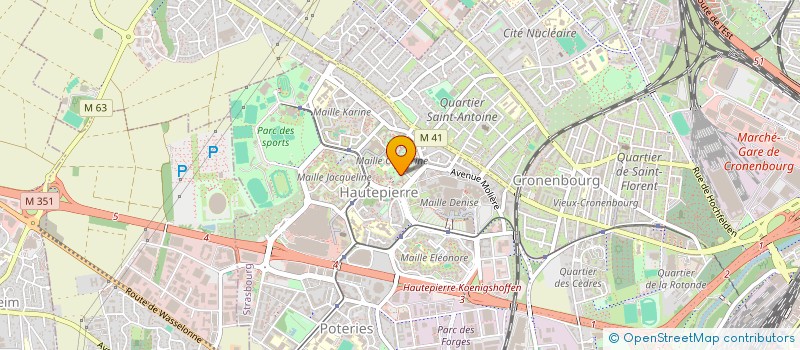 localisation de l'entreprise MONSIEUR SAMBA DIOP à STRASBOURG