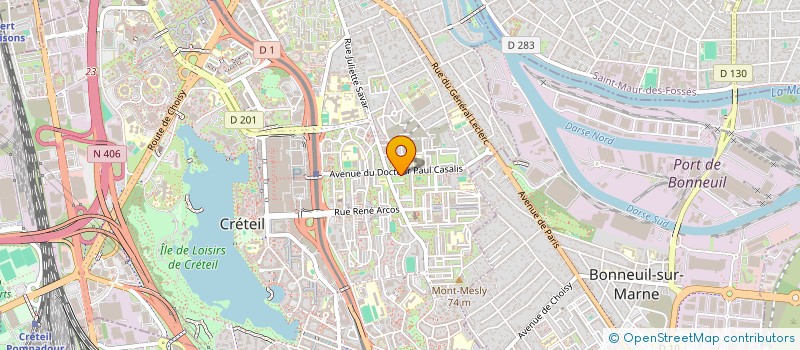 localisation de l'entreprise MONSIEUR SAMBA DOUCOURE  CRETEIL