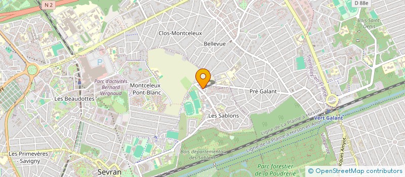 localisation de l'entreprise MONSIEUR SAMBA DOUCOURE  SEVRAN