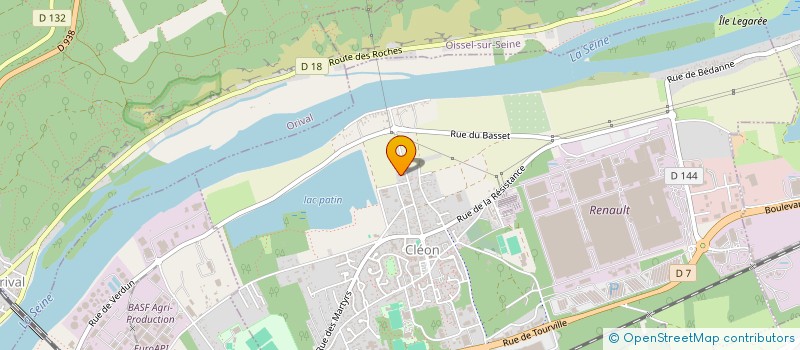 localisation de l'entreprise MONSIEUR SAMBA LO  CLEON