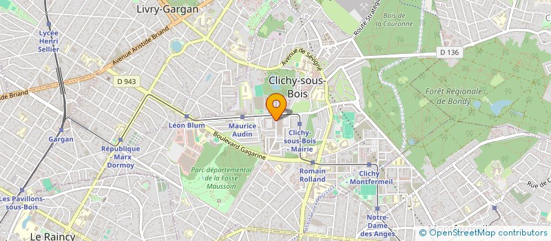 localisation de l'entreprise MONSIEUR SAMBA MARICO à CLICHY-SOUS-BOIS