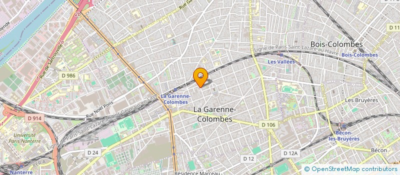 localisation de l'entreprise MONSIEUR SAMBA MARIGA  LA GARENNE-COLOMBES