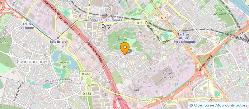 localisation de l'entreprise MONSIEUR SAMBA NIANG  EVRY-COURCOURONNES