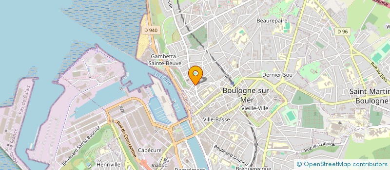 localisation de l'entreprise MONSIEUR SAMBA RENOU  BOULOGNE-SUR-MER