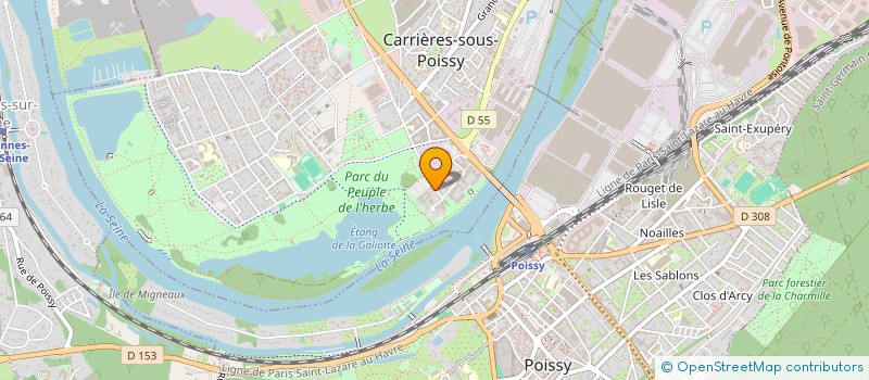 localisation de l'entreprise MONSIEUR SAMBA SANKHARE  CARRIERES-SOUS-POISSY