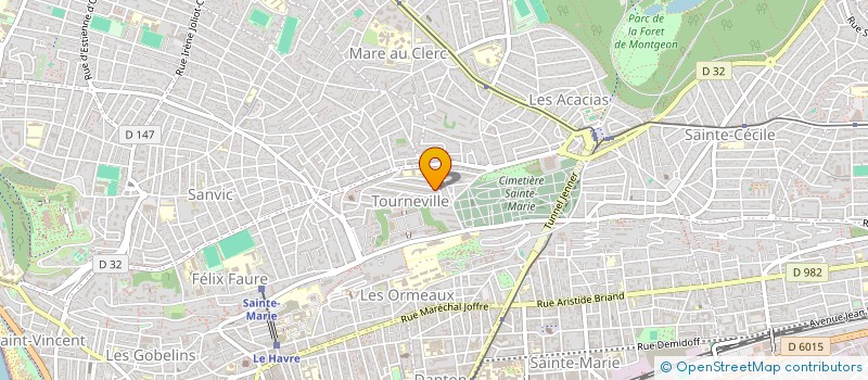 localisation de l'entreprise MONSIEUR SAMBA SARITE  LE HAVRE