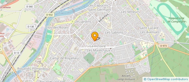 localisation de l'entreprise MONSIEUR SAMBA SEMEGA  COMPIEGNE