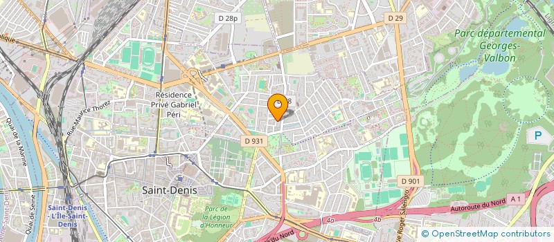 localisation de l'entreprise MONSIEUR SAMBA SISSOKO à SAINT-DENIS