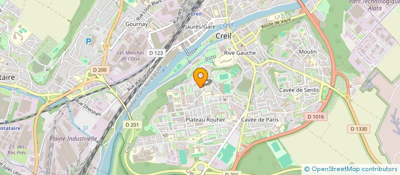 localisation de l'entreprise MONSIEUR SAMBA SY  CREIL