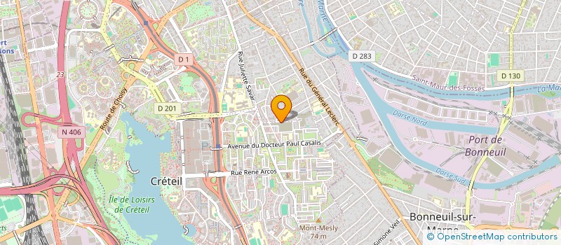 localisation de l'entreprise MONSIEUR SAMBA SYLLA  CRETEIL