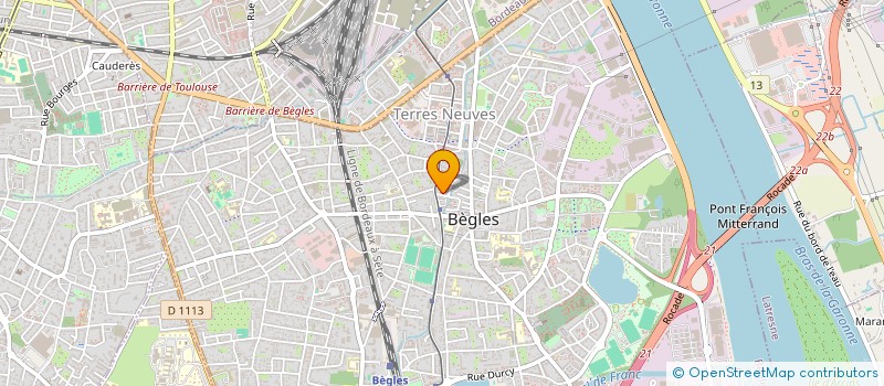 localisation de l'entreprise MONSIEUR SAMBA TRAORE à BEGLES