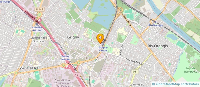 localisation de l'entreprise MONSIEUR SAMBA TRAORE  GRIGNY