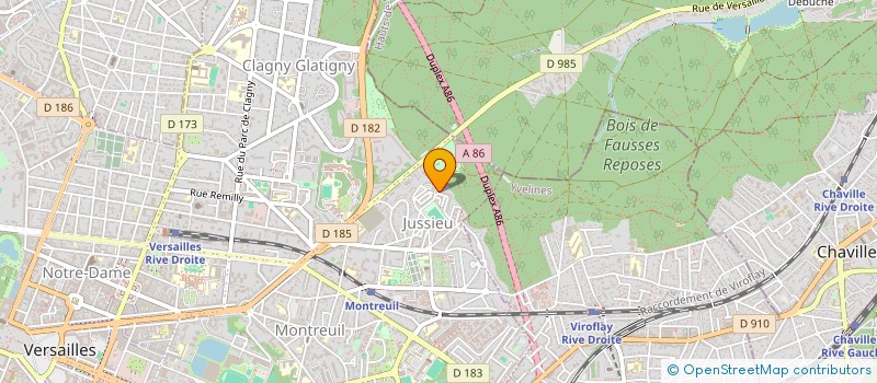 localisation de l'entreprise MONSIEUR SAMBA TRAORE à VERSAILLES