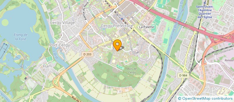 localisation de l'entreprise MONSIEUR SAMBA YATERA  CERGY