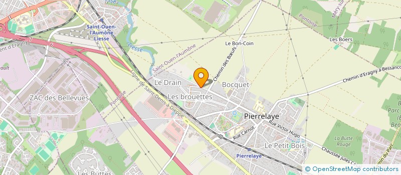 localisation de l'entreprise MONSIEUR SAMBAKE SOUSSENI à PIERRELAYE