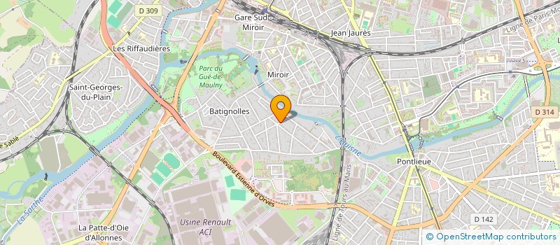 localisation de l'entreprise MONSIEUR SAMBALA FOFANA  RUAUDIN