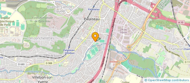 localisation de l'entreprise MONSIEUR SAMBALLA KANOUTE  PALAISEAU