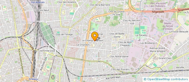localisation de l'entreprise MONSIEUR SAMBALY KANOUTE à ORLEANS