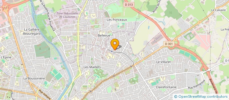 localisation de l'entreprise MONSIEUR SAMBO DEMBELE  LE MANS