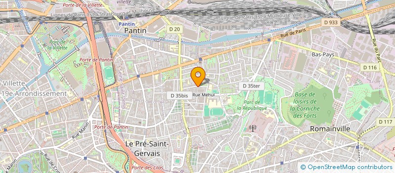 localisation de l'entreprise MONSIEUR SAMBOU SOUKOUNA à PANTIN