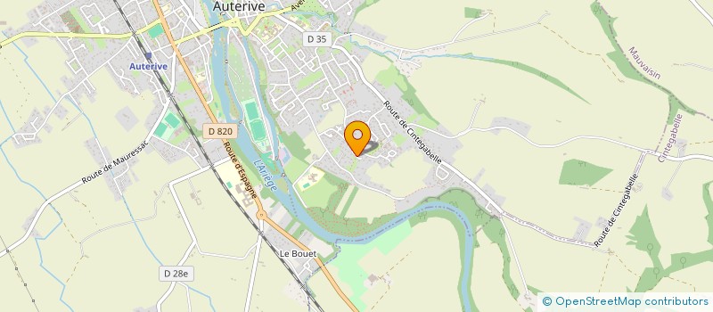 localisation de l'entreprise MONSIEUR SAMED GENEL  AUTERIVE