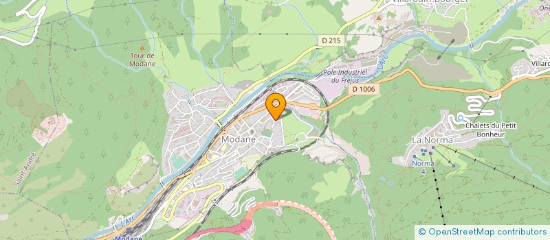 localisation de l'entreprise MONSIEUR SAMED KAZANCI à MODANE