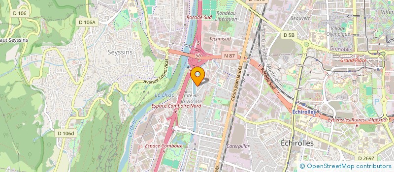 localisation de l'entreprise MONSIEUR SAMED OZDEMIR à ECHIROLLES