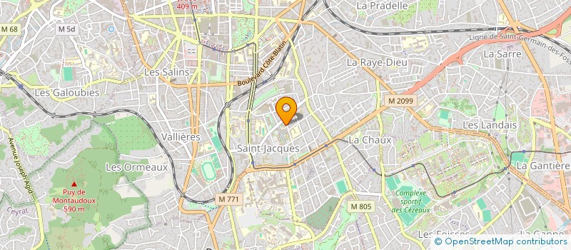 localisation de l'entreprise MONSIEUR SAMED OZTURK  CLERMONT-FERRAND