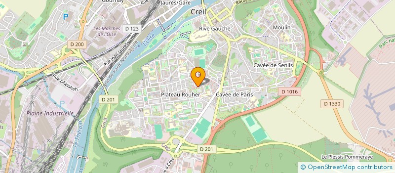 localisation de l'entreprise MONSIEUR SAMEER SHAHID  CREIL