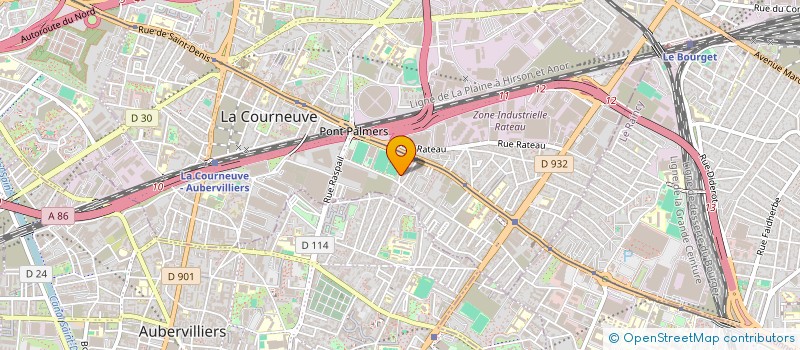 localisation de l'entreprise MONSIEUR SAMEERA SENARATH BANDARA MUDIYANSELAGE à LA COURNEUVE