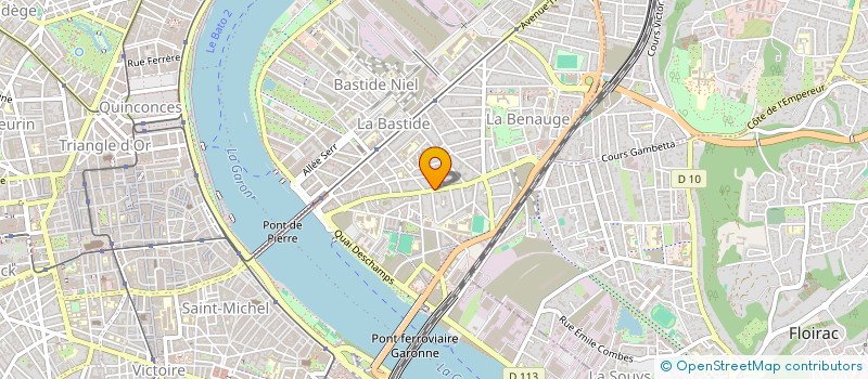 localisation de l'entreprise MONSIEUR SAMEH BOUSEDRA  BORDEAUX