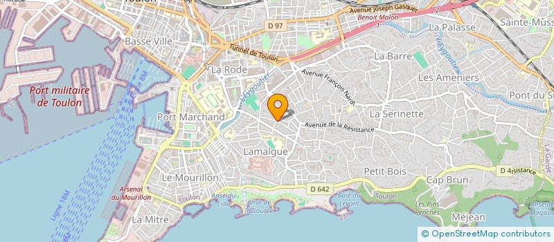 localisation de l'entreprise MONSIEUR SAMEH JLASSI  TOULON