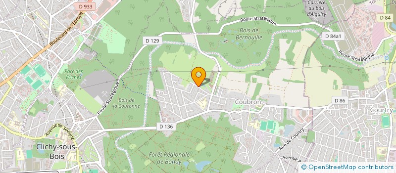 localisation de l'entreprise MONSIEUR SAMEO HERRY  COUBRON