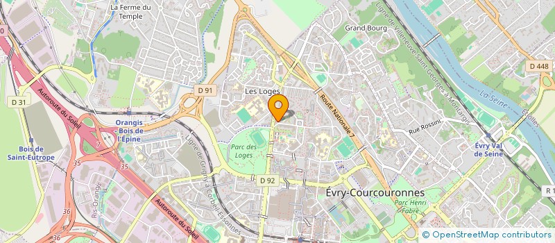 localisation de l'entreprise MONSIEUR SAMER HAMOUDA à EVRY-COURCOURONNES