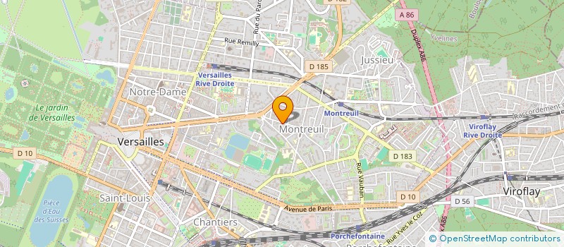 localisation de l'entreprise MONSIEUR SAMER SHOBAKI à VERSAILLES