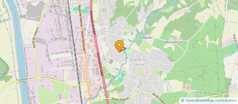 localisation de l'entreprise MONSIEUR SAMET CETIN  SALAISE-SUR-SANNE