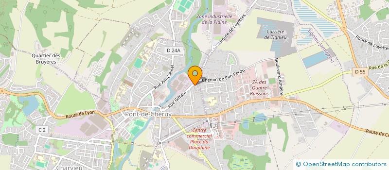 localisation de l'entreprise MONSIEUR SAMET KARABAY  PONT-DE-CHERUY