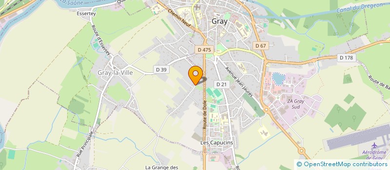 localisation de l'entreprise MONSIEUR SAMET KARASU  GRAY-LA-VILLE