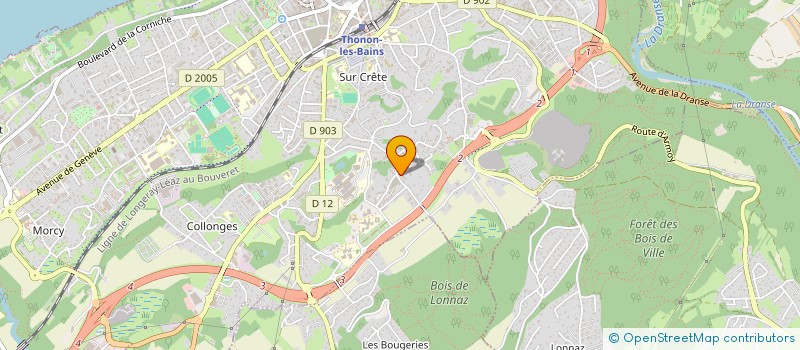localisation de l'entreprise MONSIEUR SAMET KARTAL à THONON-LES-BAINS