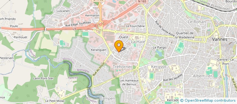 localisation de l'entreprise MONSIEUR SAMET KAYA à VANNES