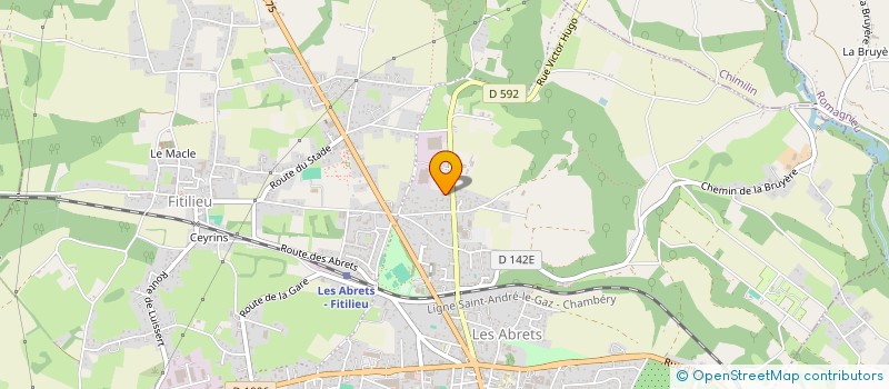 localisation de l'entreprise MONSIEUR SAMET KAYAHAN  LES ABRETS-EN-DAUPHINE