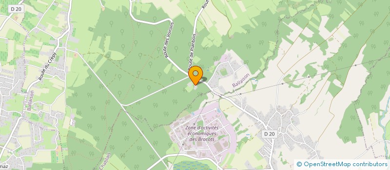 localisation de l'entreprise MONSIEUR SAMET METALLARI  BALLAISON