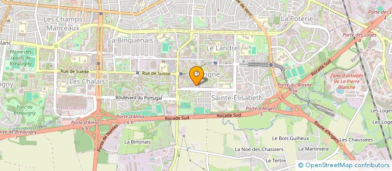 localisation de l'entreprise MONSIEUR SAMET YAGIZ  RENNES